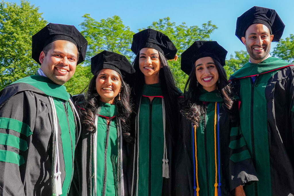 5 Graduates at SOM Commencement