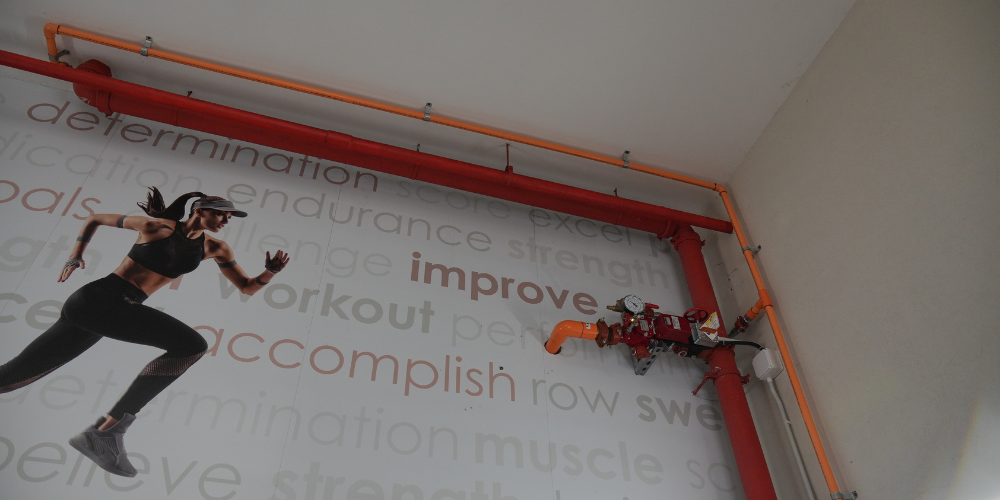 Belford Hall new sprinkler system