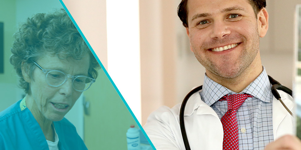 Dr. Cholene Espinoza and Dr. Kahn