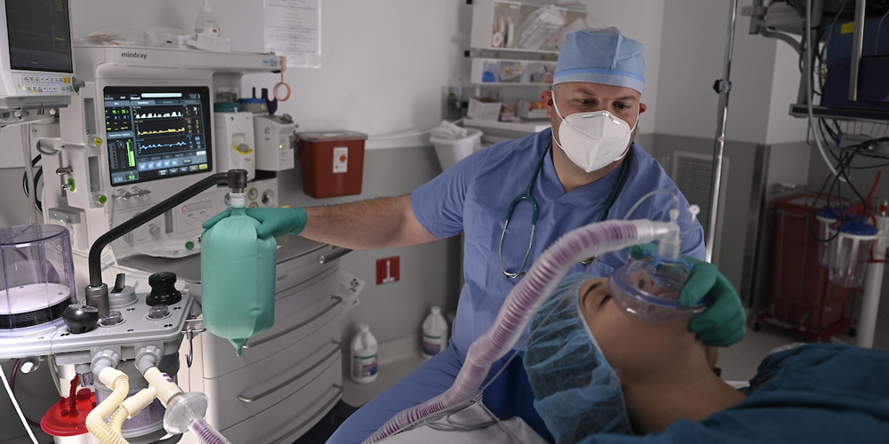 Doctor in operating room