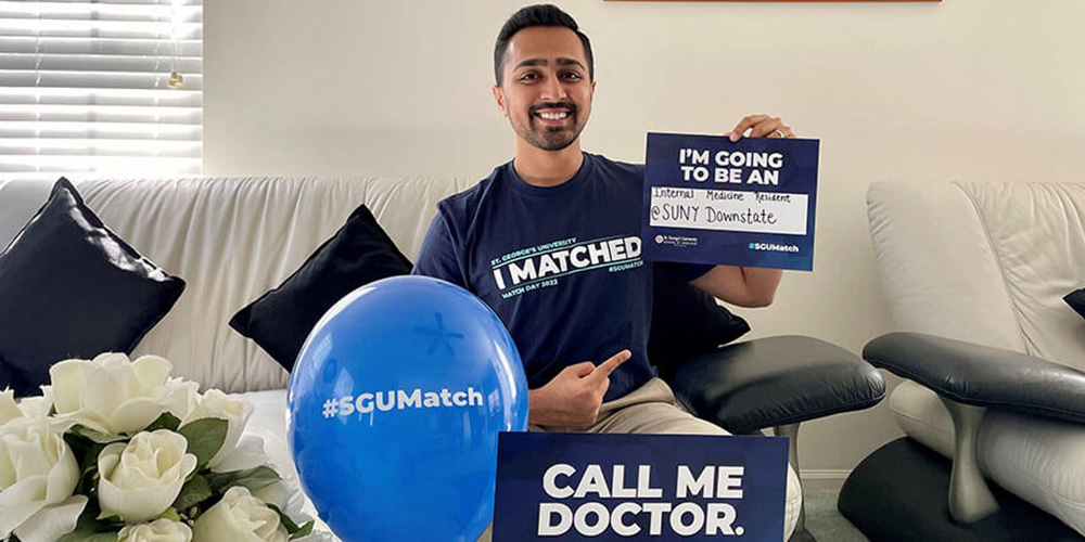 Student Celebrating Match Day 2023