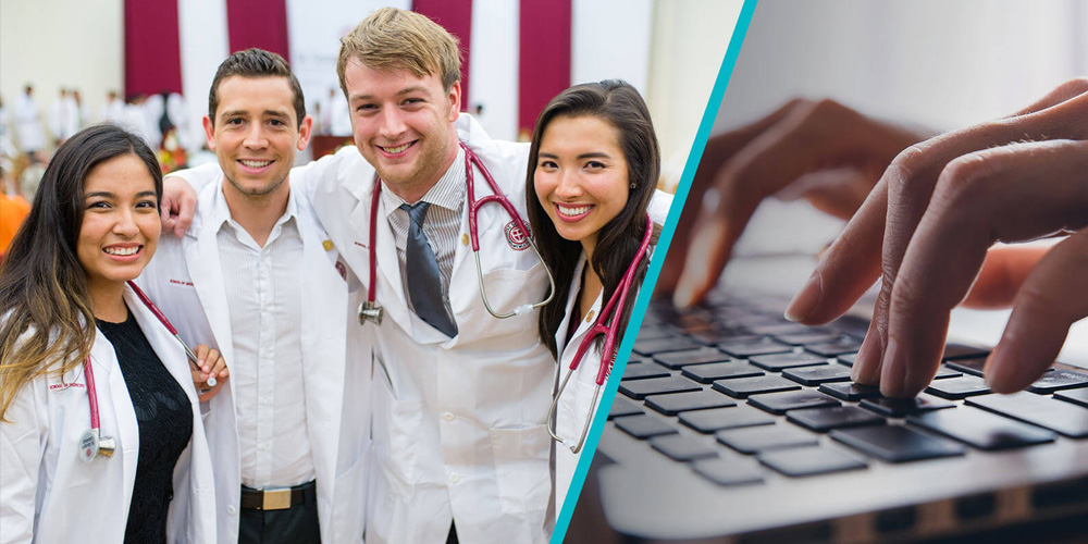 Students Celebrating Whitecoat Ceremony