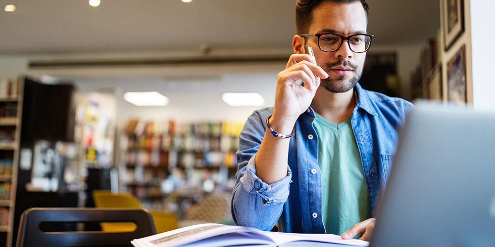 A college student preparing for the MCAT exam.