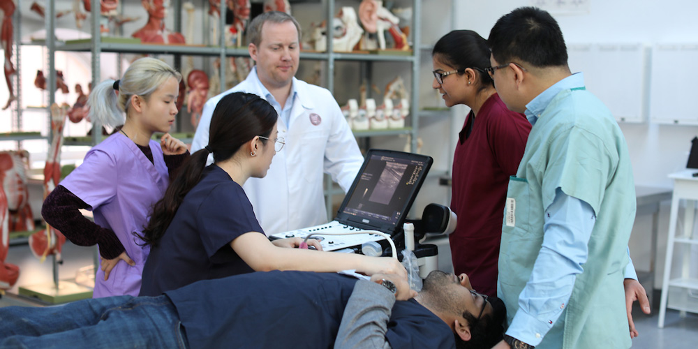 SGU students in class