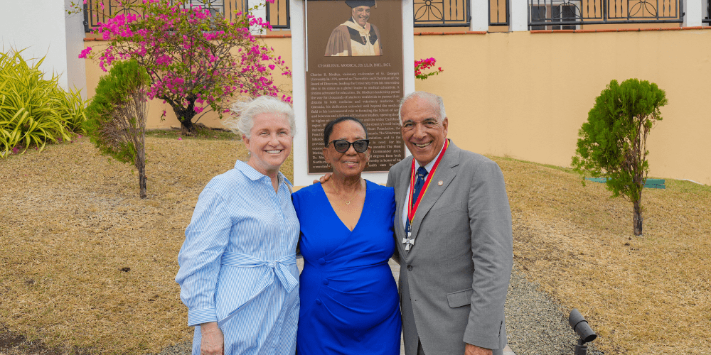 Mrs. Lisa Modica, Dame Gloria Payne-Banfield, and Dr. Charles R. Modica