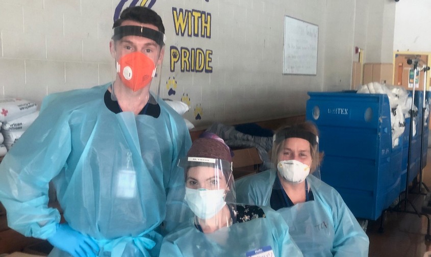 Connor Berger (left), MD' expected 2022