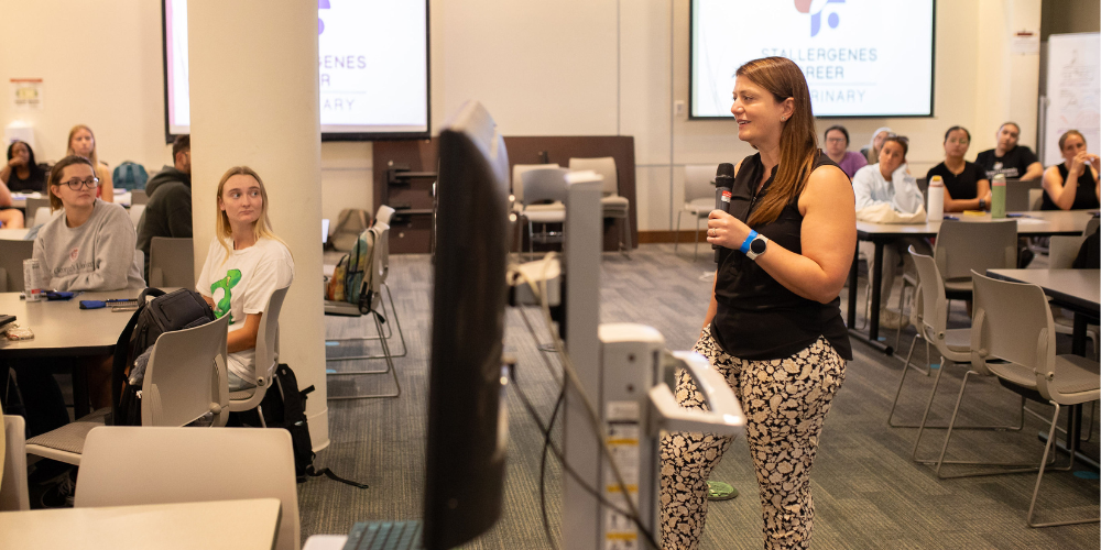 Dr. Allison Inga at American College of Veterinary Dermatology (ACVD) dermatology outreach clinic hosted by SVM