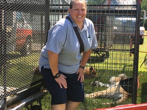 Veterinarian Consulting the Rest of the Veterinary Staff