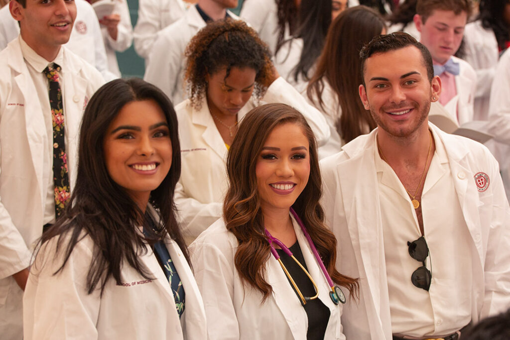 White Coat Ceremony Grads