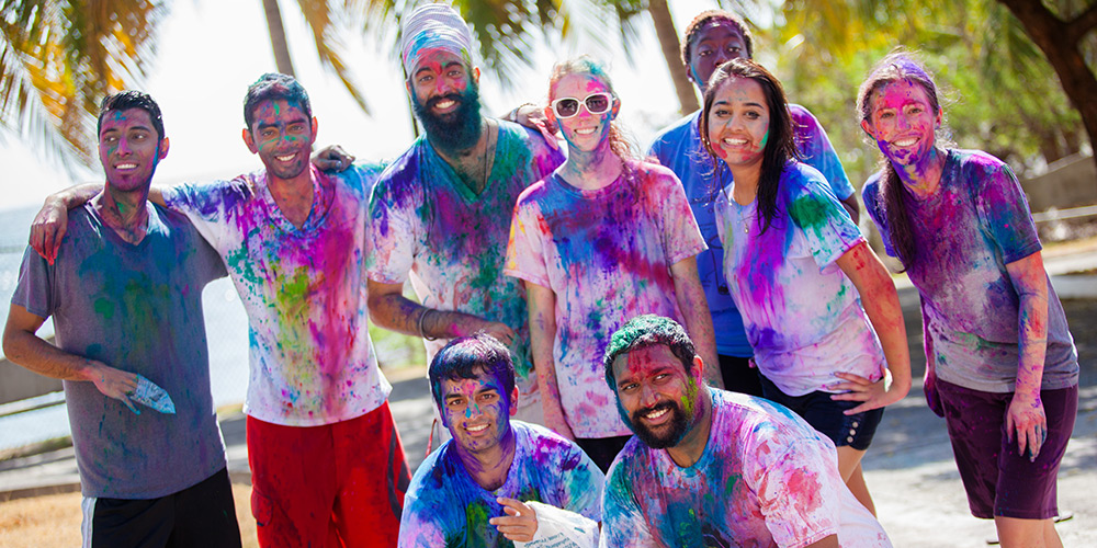 Diverse Student Body Color Run