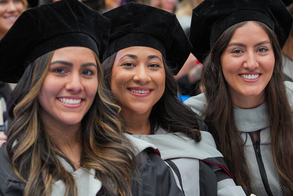 SGU Students at graduation ceremony