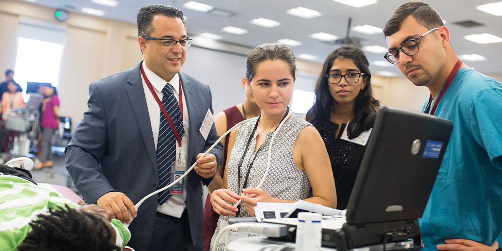 Marios Loukas, students, ultrasound
