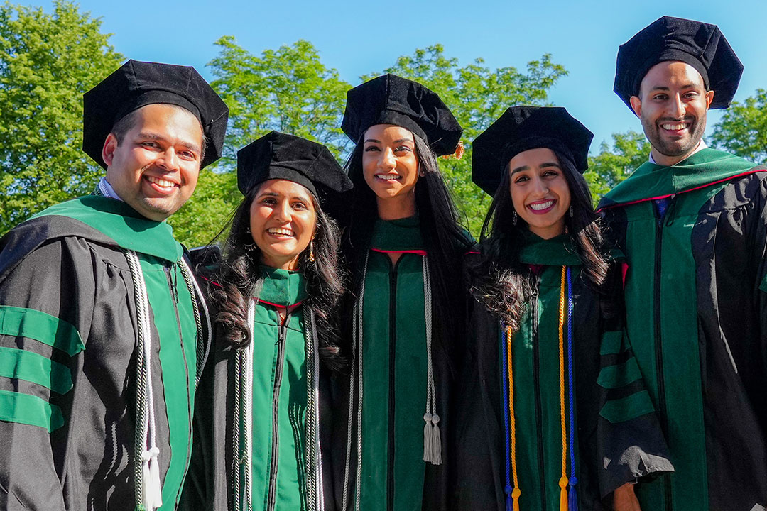 5 Graduates at SOM Commencement