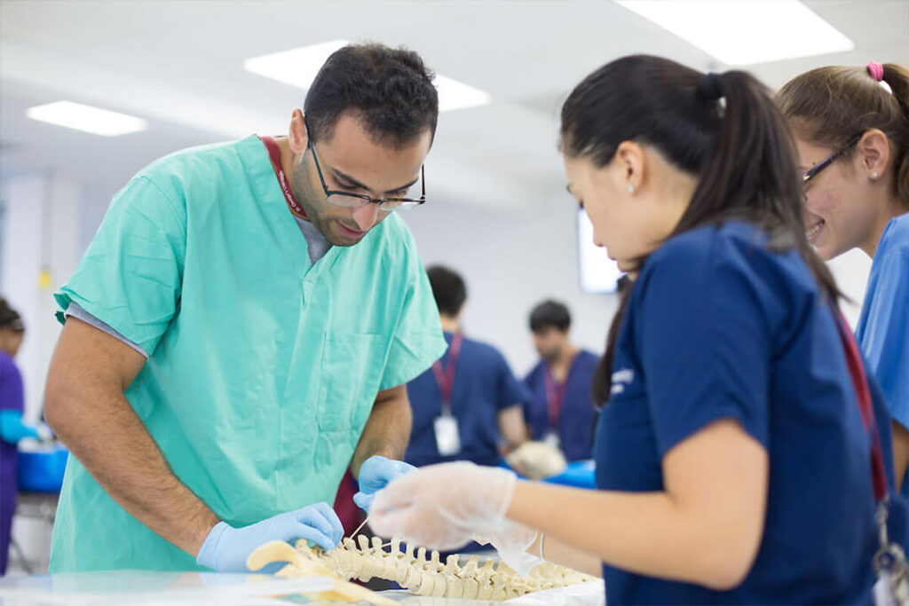 School of Medicine Students at Department of Anatomical Sciences
